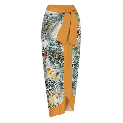 Fashion Printed One Piece Swimsuit And Cover Up 2305104444