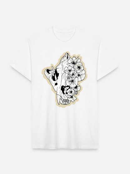Unisex Round Neck Casual Printed Short Sleeve T-Shirt