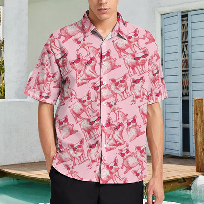 Men's Hawaiian Print Resort Shirt 2305102301