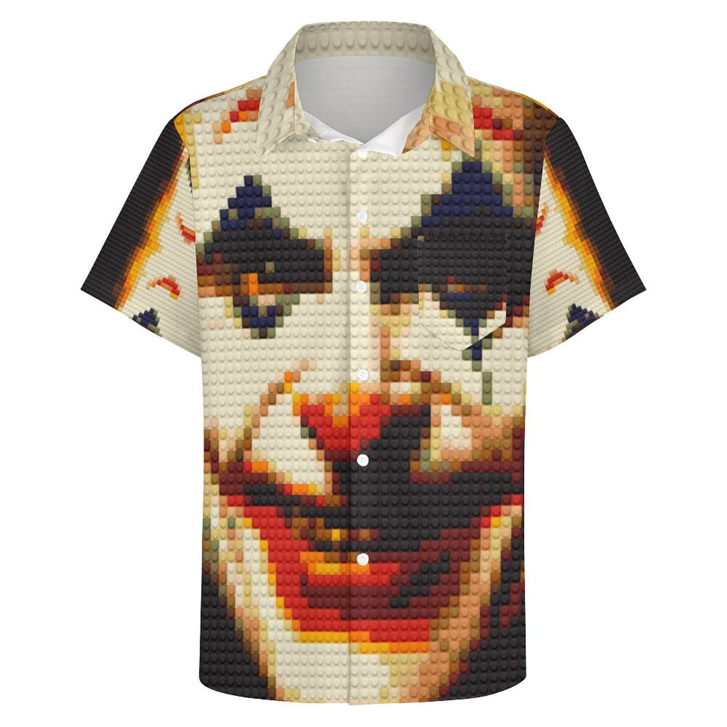 Men's Hawaiian Casual Short Sleeve Shirt 2306103181