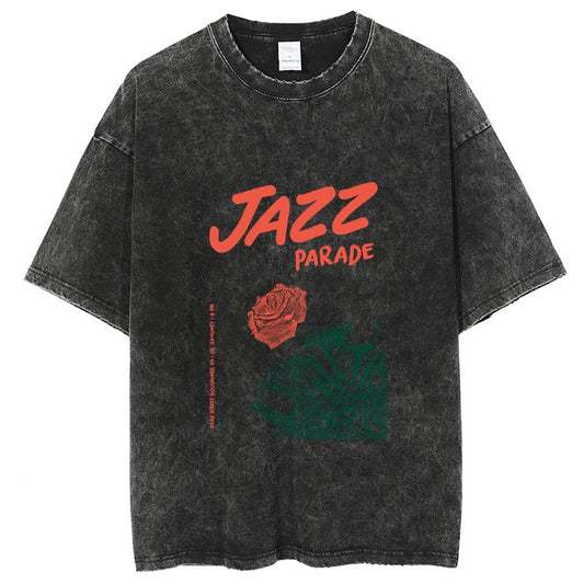 Unisex Vintage Solid Wash T-Shirts 2305102644