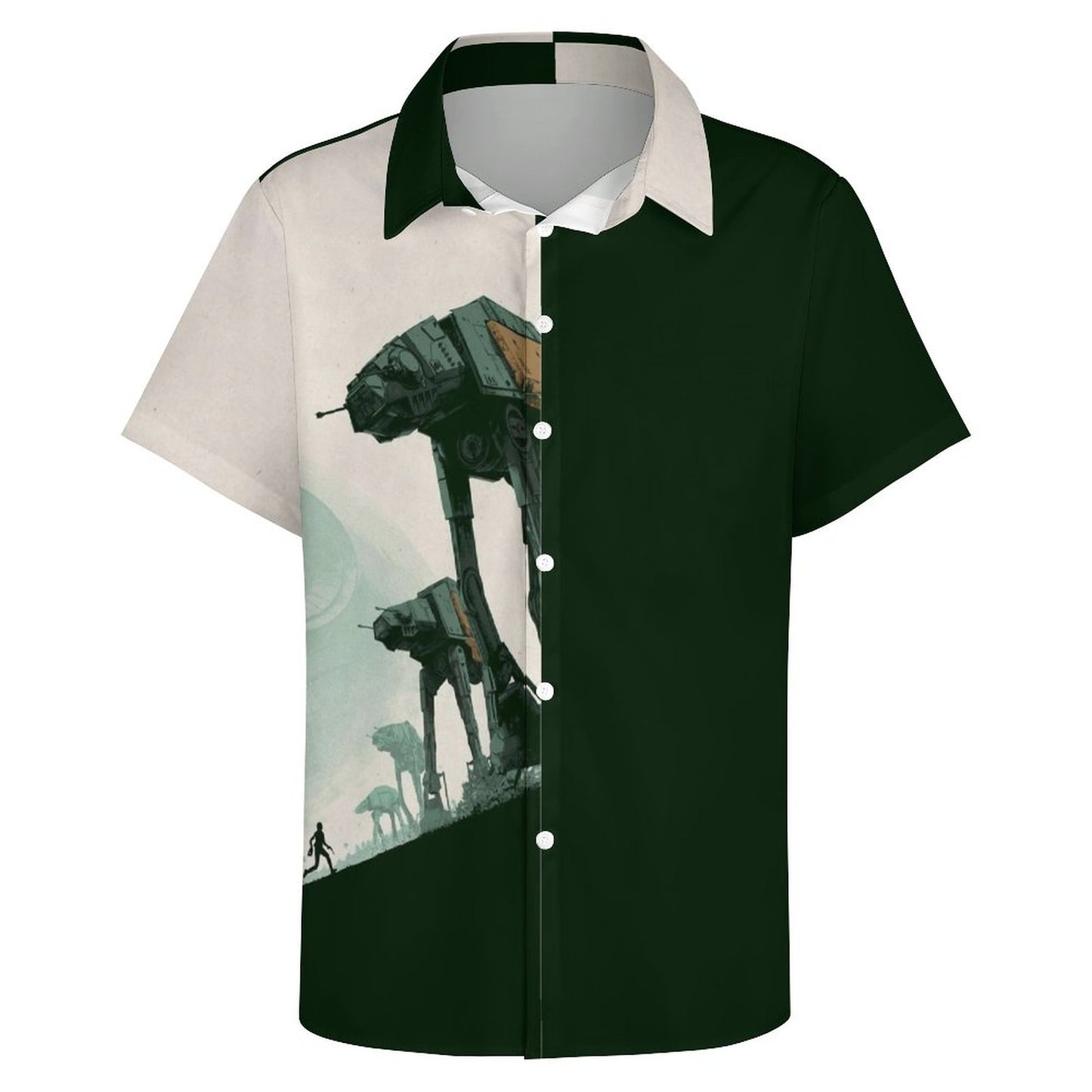 Men's Fashion Casual Printed Short Sleeve Shirts 2306101616