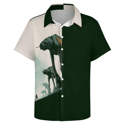 Men's Fashion Casual Printed Short Sleeve Shirts 2306101616