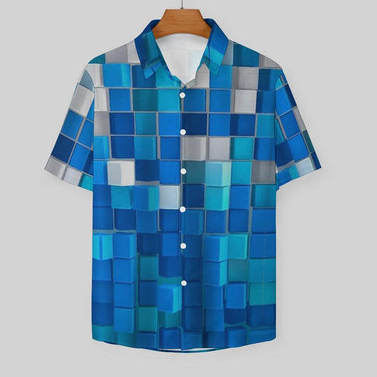 Men's Fashion Casual Printed Short Sleeve Shirts 2305107201