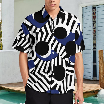 Men's Fashion Casual Printed Short Sleeve Shirts 2306104051