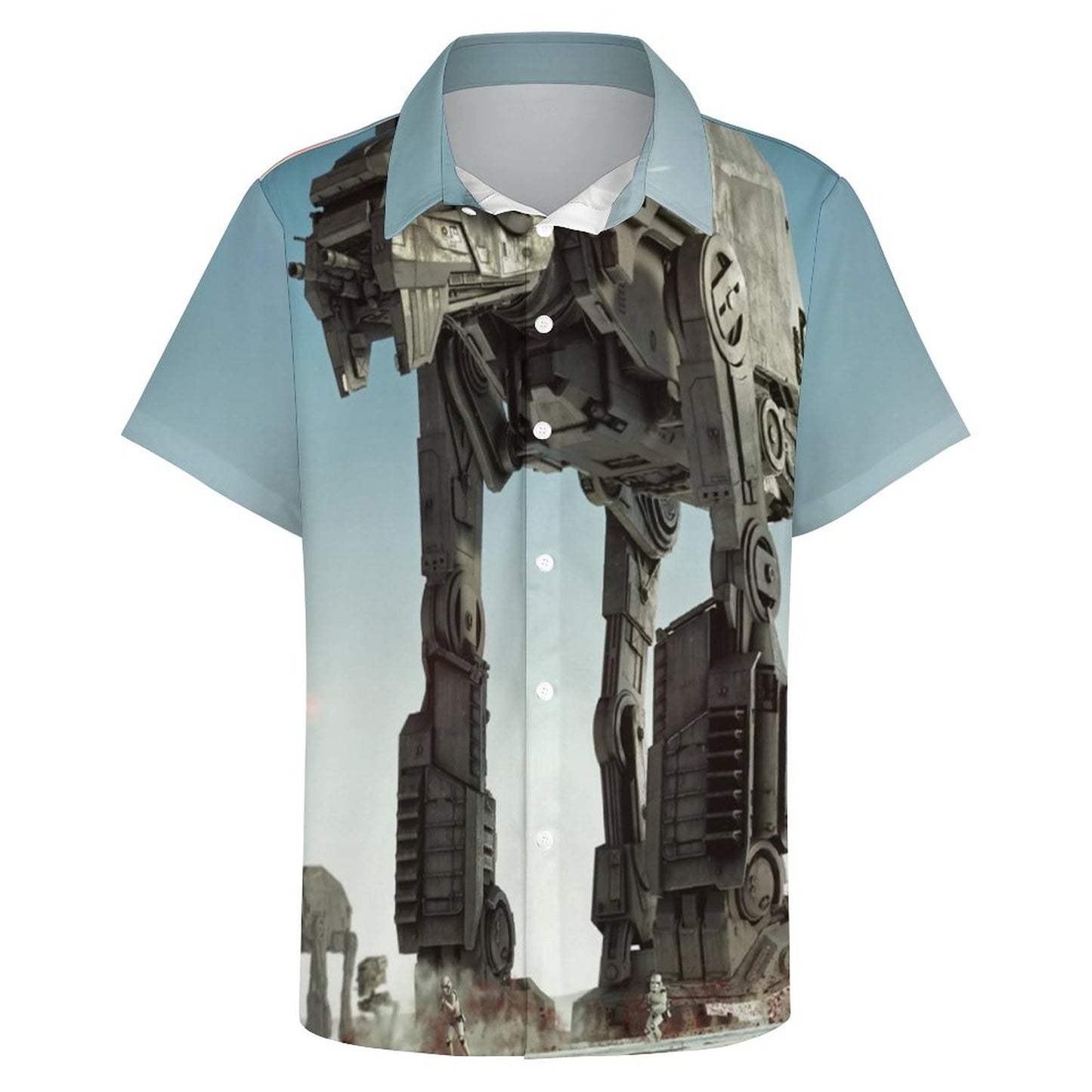Men's Fashion Casual Printed Short Sleeve Shirts 2306101618