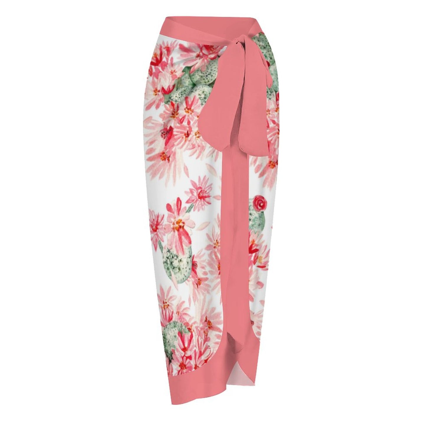 Casual Printed One-Piece Swimsuit And Cover Up 2305102886