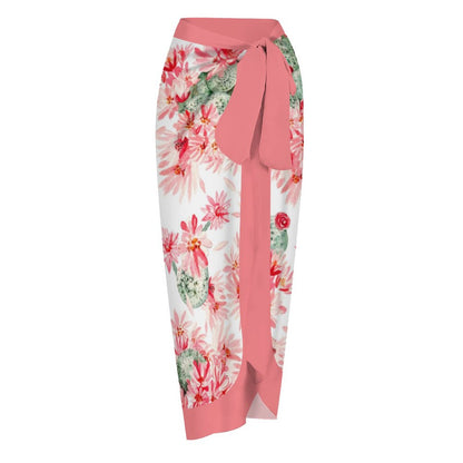 Casual Printed One-Piece Swimsuit And Cover Up 2305102886