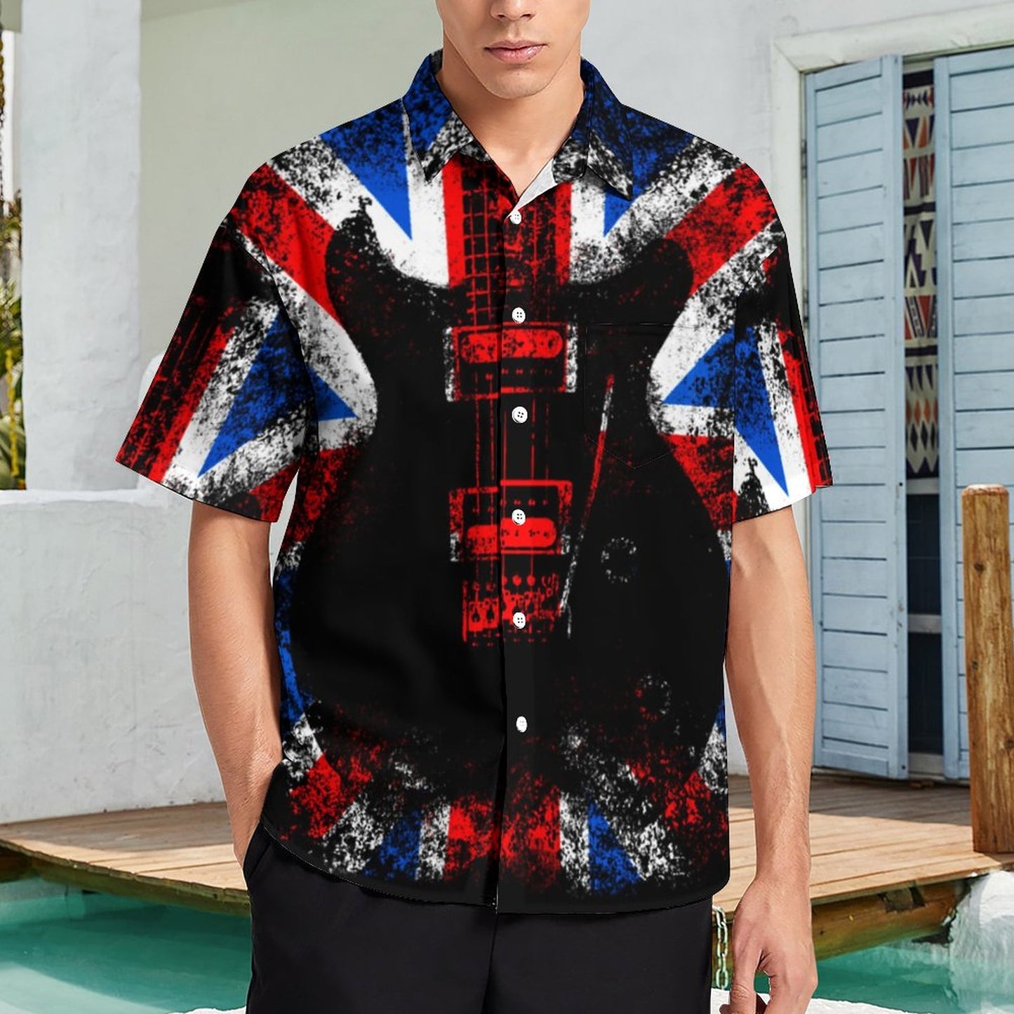 Men's Hawaiian Casual Short Sleeve Shirt 2306103354