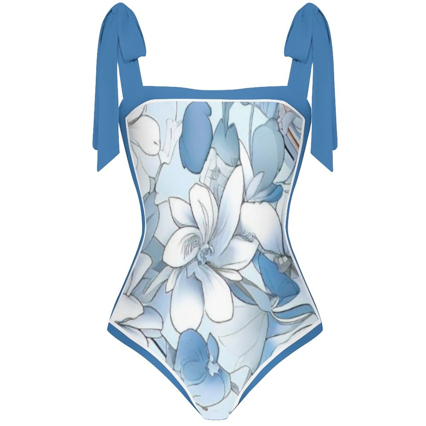Fashion Printed One Piece Swimsuit And Cover Up 2306103045