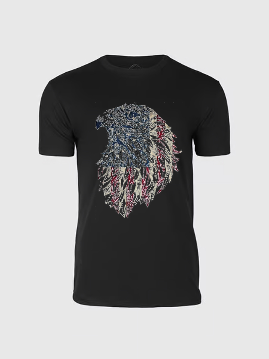 Unisex Round Neck Casual Printed Short Sleeve T-Shirt