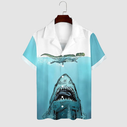 Men's Hawaiian Print Casual Shirt 2304105227