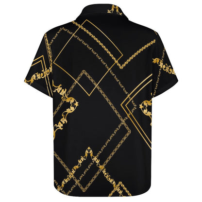 Men's Fashion Casual Printed Short Sleeve Shirts 2306100096