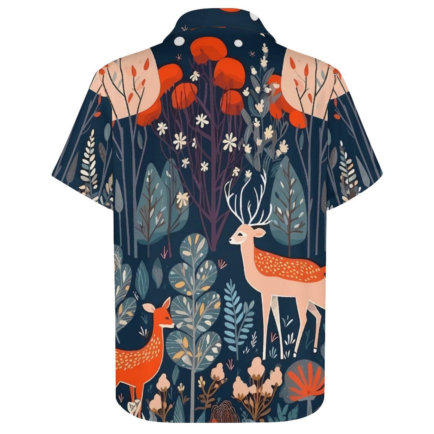 Men's Fashion Casual Printed Short Sleeve Shirts 2305106991