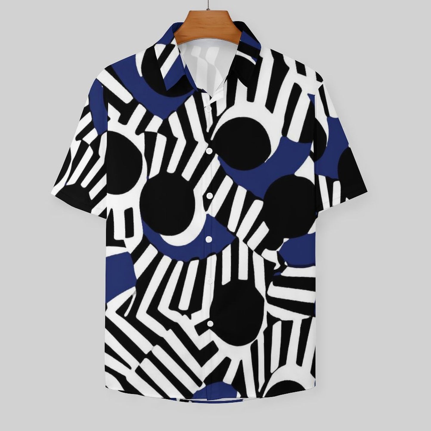 Men's Fashion Casual Printed Short Sleeve Shirts 2306104051