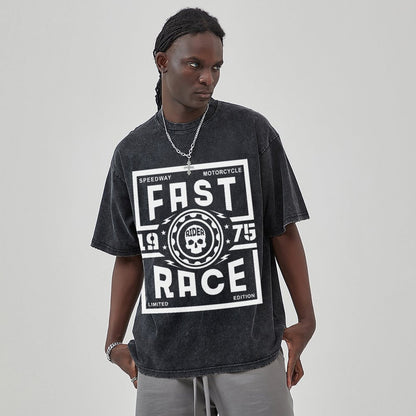 Unisex Vintage Solid Wash T-Shirts 2305102844