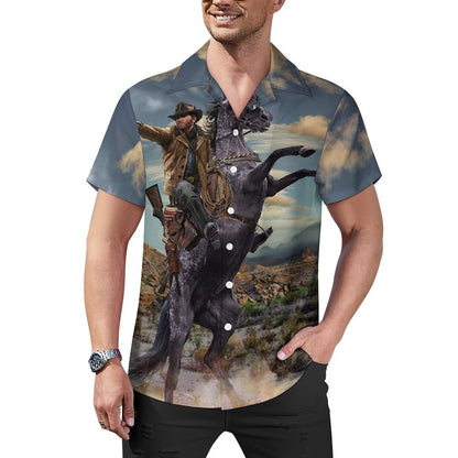 Men's Hawaiian Casual Short Sleeve Shirt 2305101802