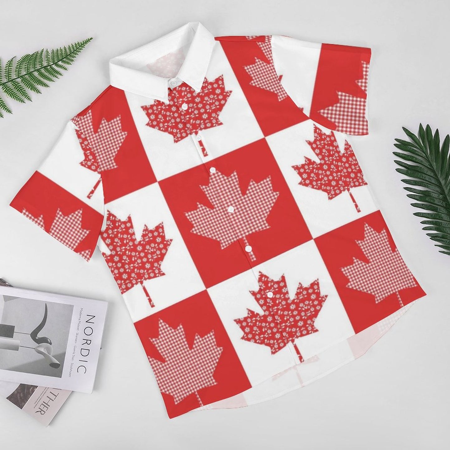 Men's Fashion Casual Printed Short Sleeve Shirts 2306104157