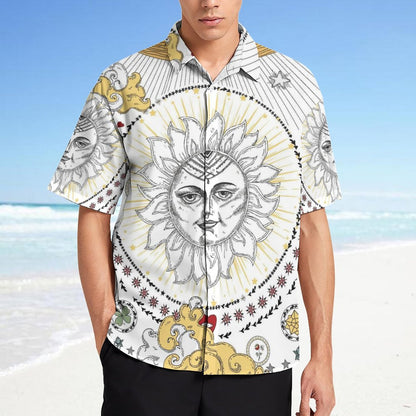 Men's Fashion Casual Printed Short Sleeve Shirts 2306101330