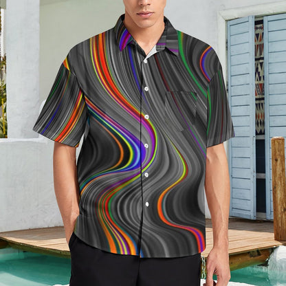 Men's Hawaiian Casual Short Sleeve Shirt 2306104245