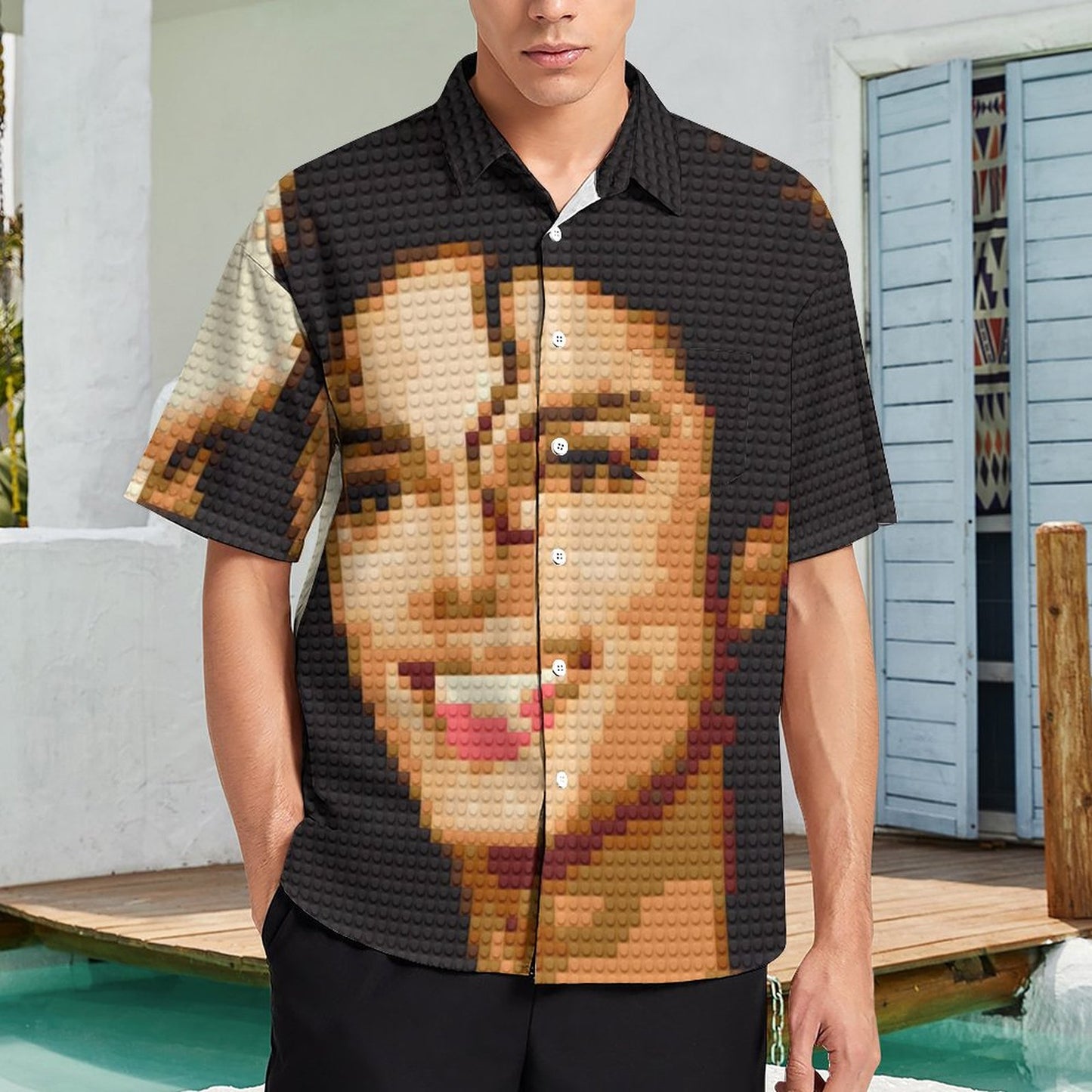 Men's Hawaiian Casual Short Sleeve Shirt 2306103180