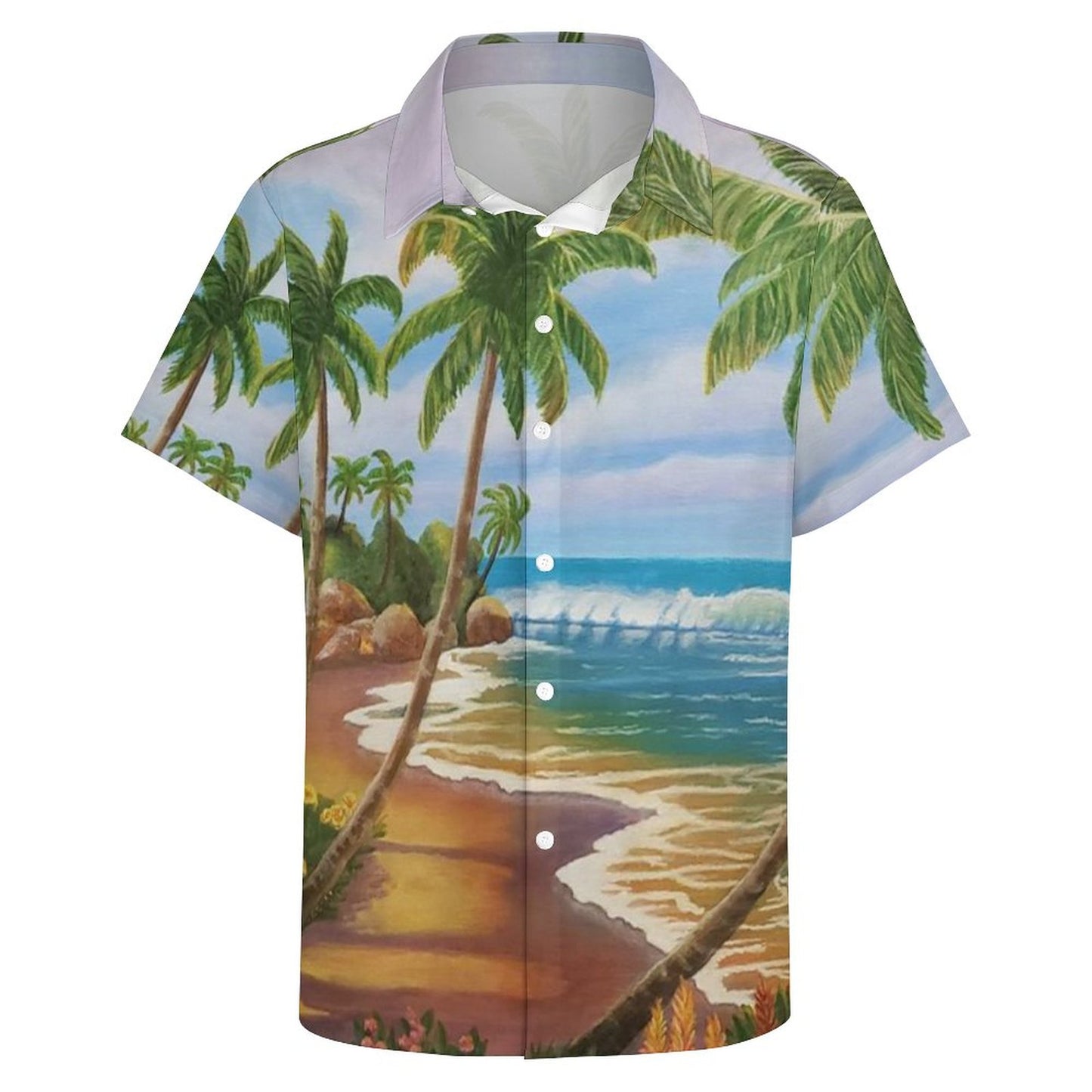Men's Hawaiian Print Resort Shirt 2304109193