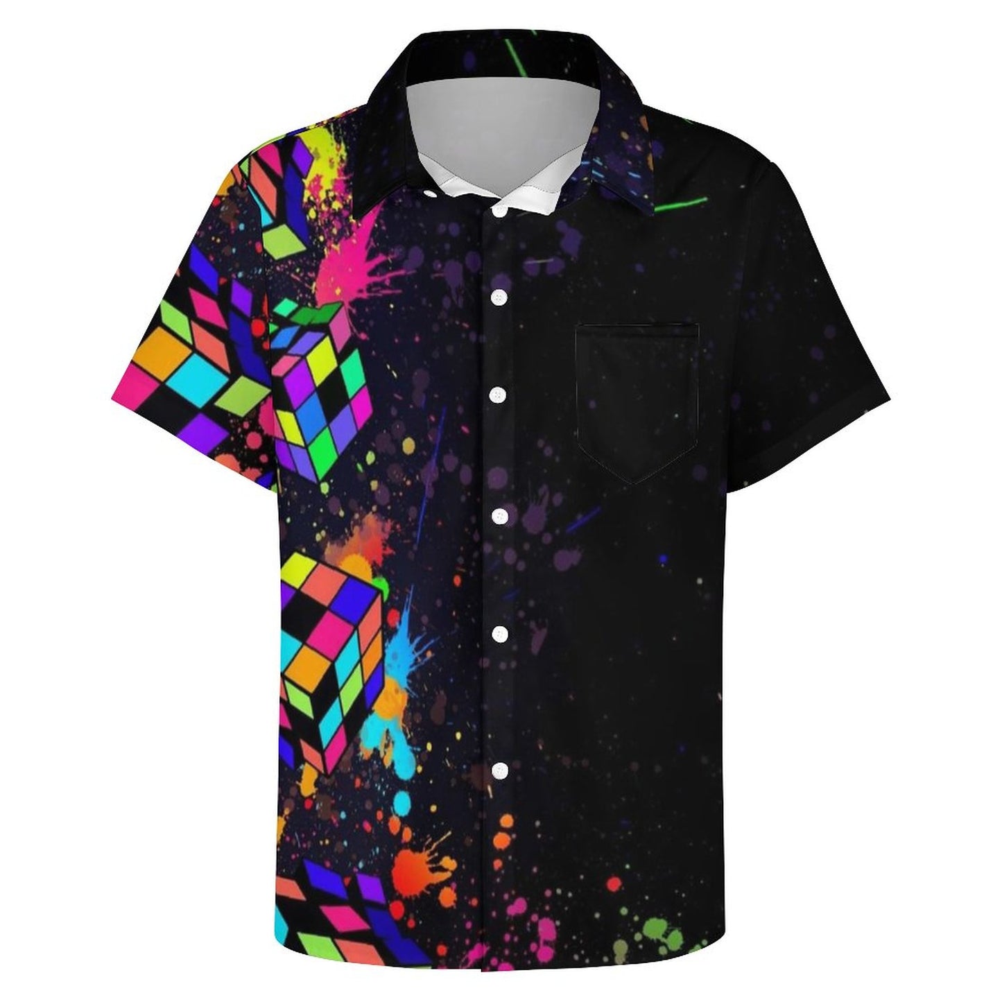 Men's Hawaiian Casual Short Sleeve Shirt 2306104327