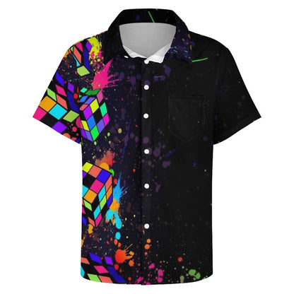 Men's Hawaiian Casual Short Sleeve Shirt 2306104327