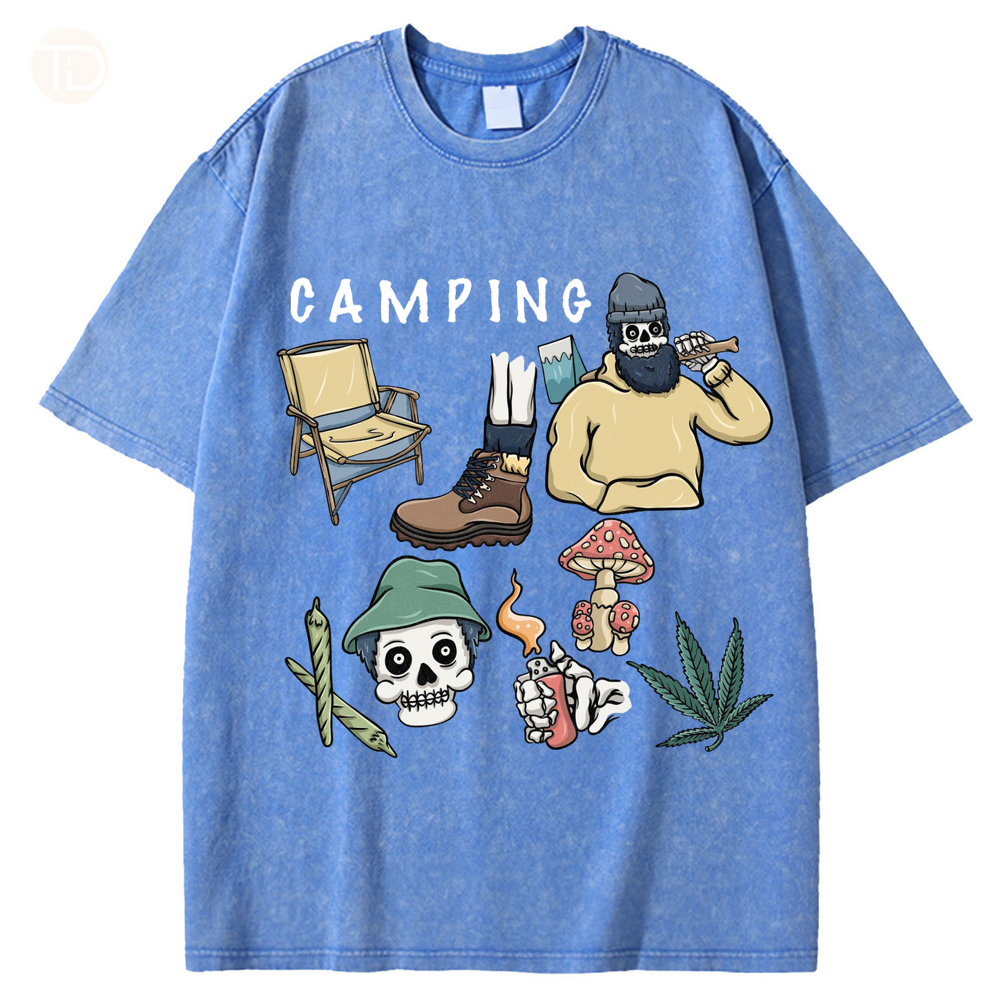 Unisex Vintage Wash Denim T-Shirts
