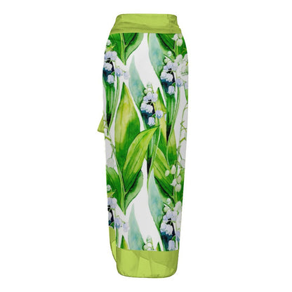 Casual Printed One-Piece Swimsuit And Cover Up 2305102884