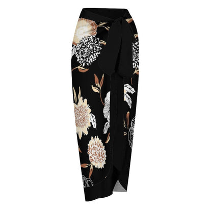 Casual Printed One-Piece Swimsuit And Cover Up 2305102450