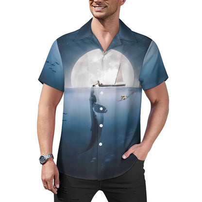 Men's Hawaiian Print Casual Shirt 2304109840