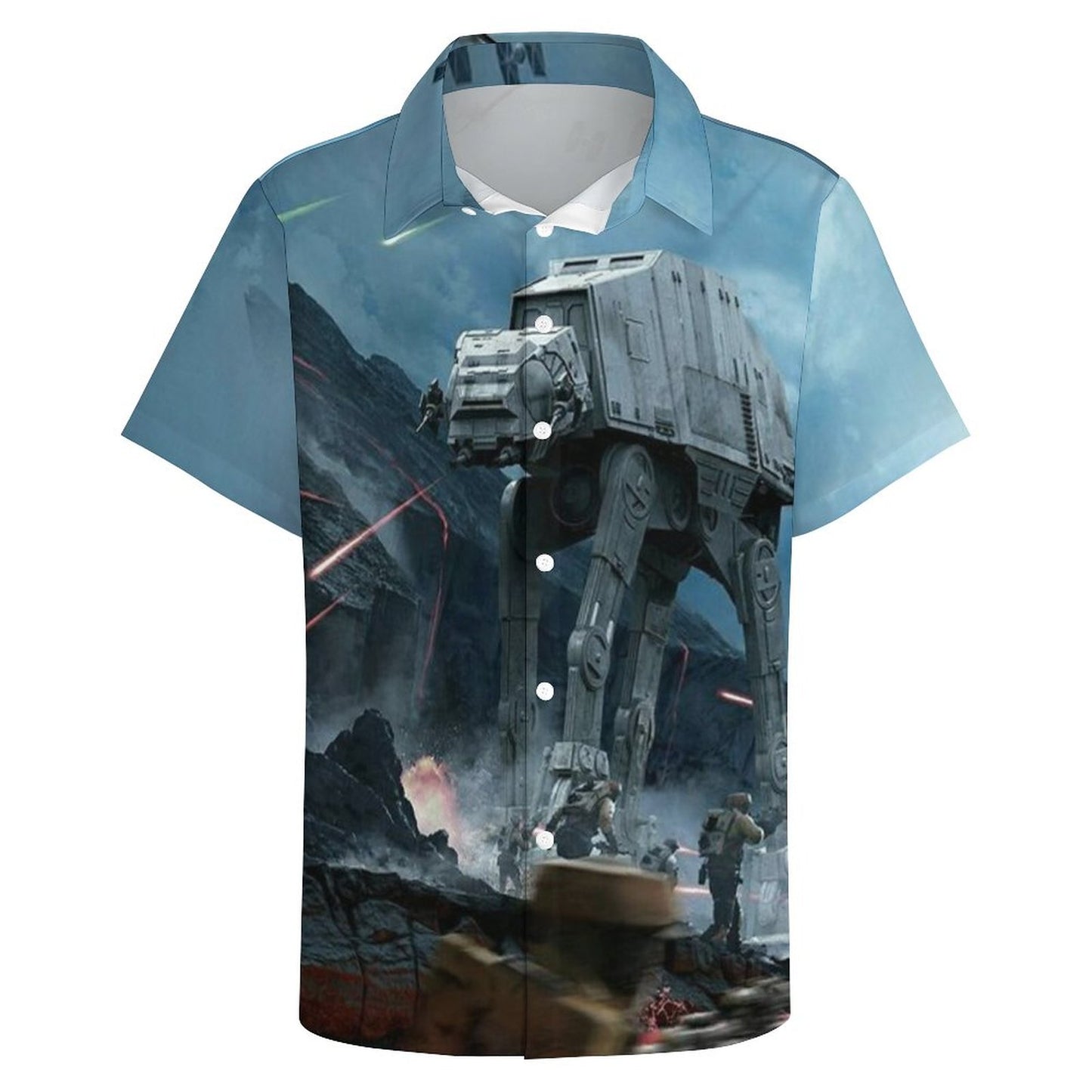 Men's Fashion Casual Printed Short Sleeve Shirts 2306101500