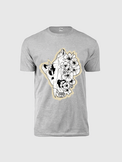 Unisex Round Neck Casual Printed Short Sleeve T-Shirt