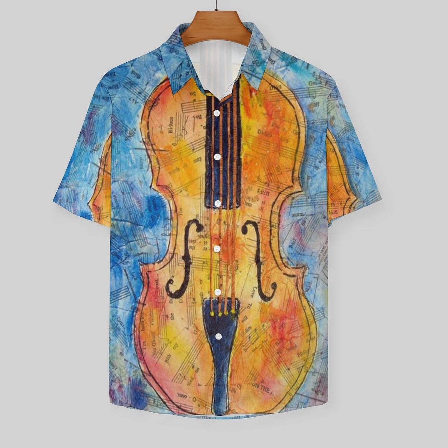 Men's Hawaiian Print Resort Shirt 2305102032