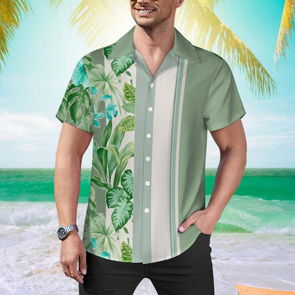 Men's Hawaiian Print Casual Shirt 2304106951
