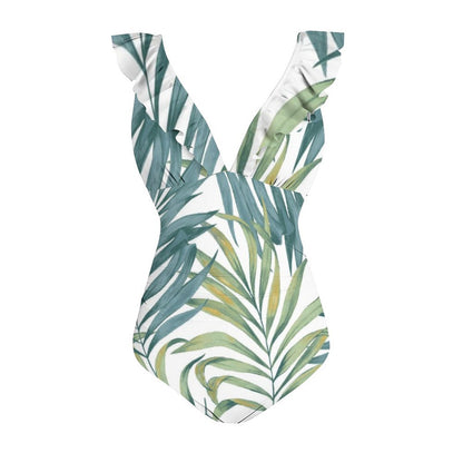 Casual Printed One Piece Swimsuit And Cover Up 2306101711