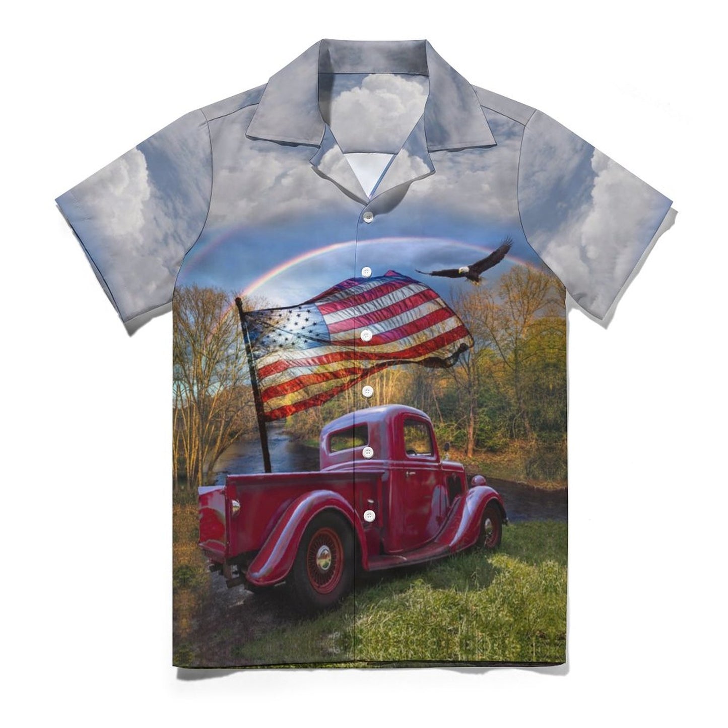 Men's Hawaiian Casual Short Sleeve Shirt 2305104758