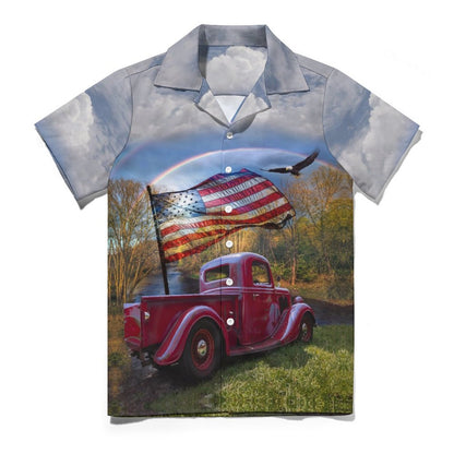 Men's Hawaiian Casual Short Sleeve Shirt 2305104758