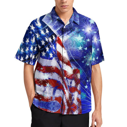 Men's Hawaiian Casual Short Sleeve Shirt 2306103353