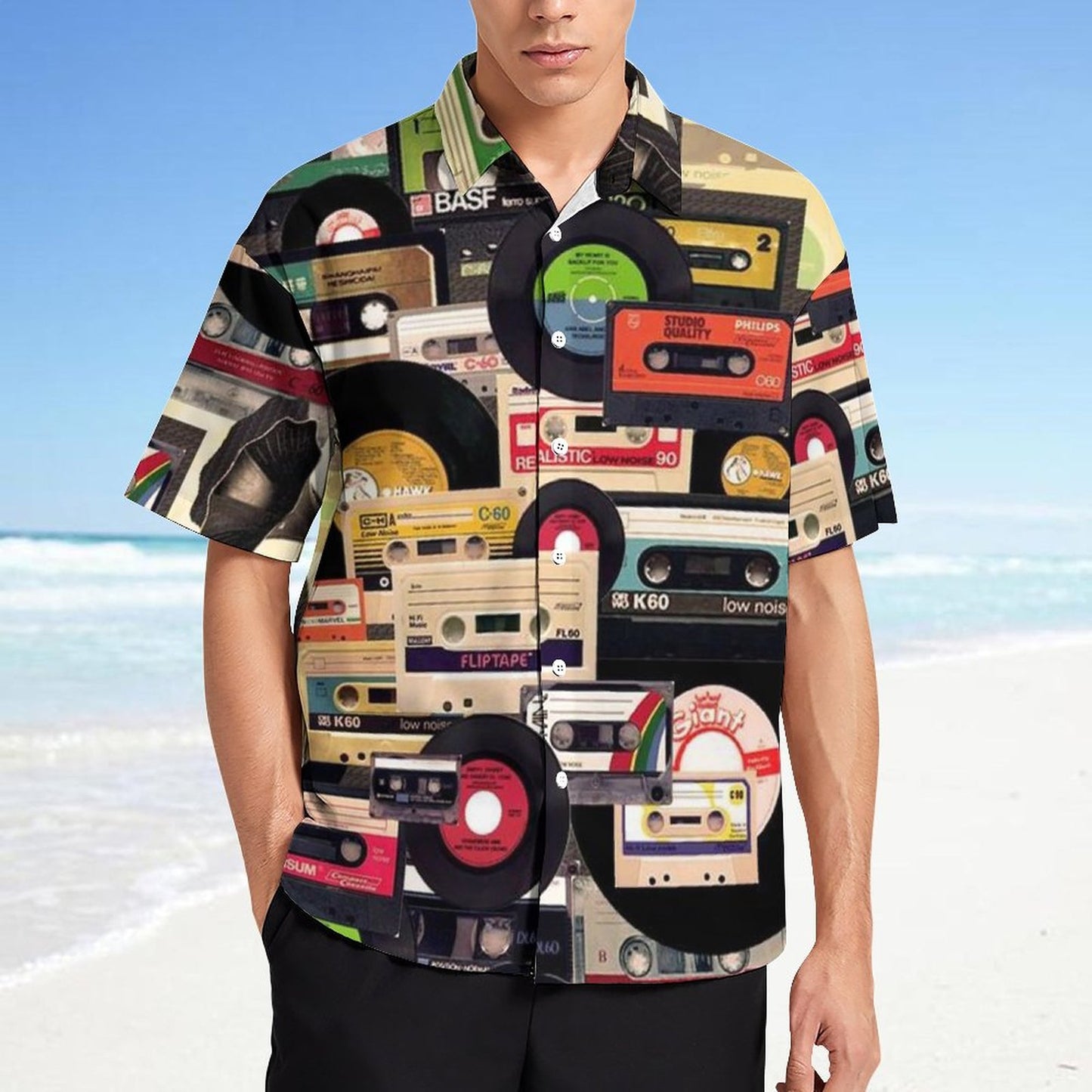Men's Fashion Casual Printed Short Sleeve Shirts 2306101724
