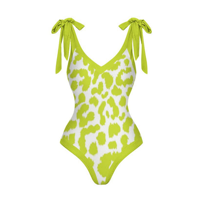 Casual Printed One-Piece Swimsuit And Cover Up 2305102683