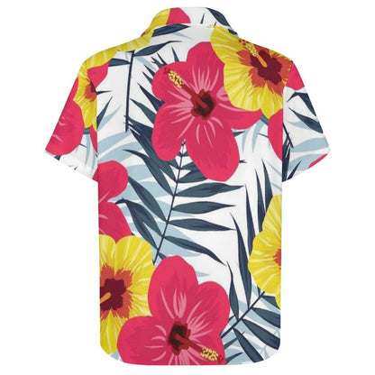 Men's Hawaiian Print Resort Shirt 2305101544