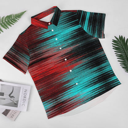 Men's Fashion Casual Printed Short Sleeve Shirts 2306102198
