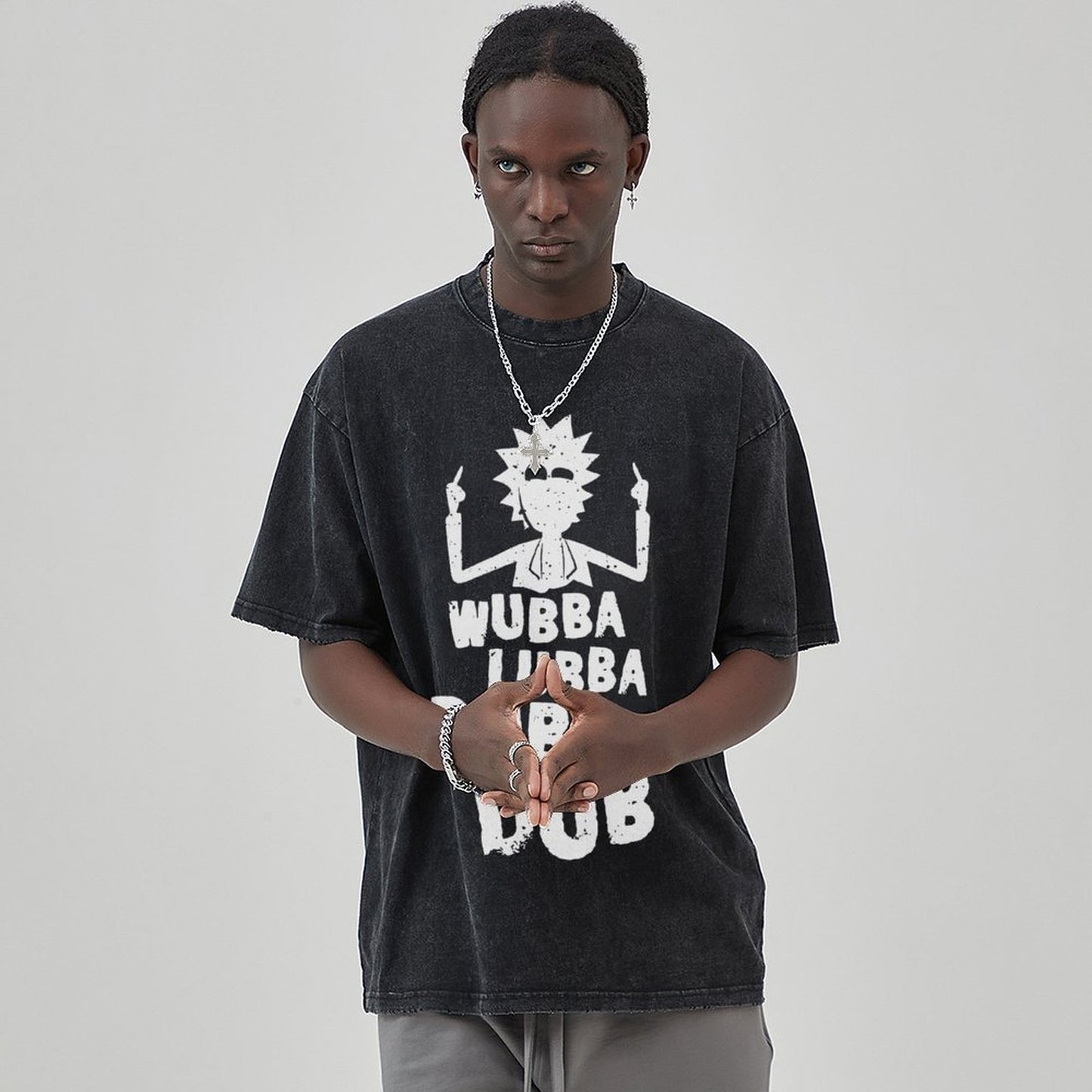 Unisex Vintage Solid Wash T-Shirts 2305103411