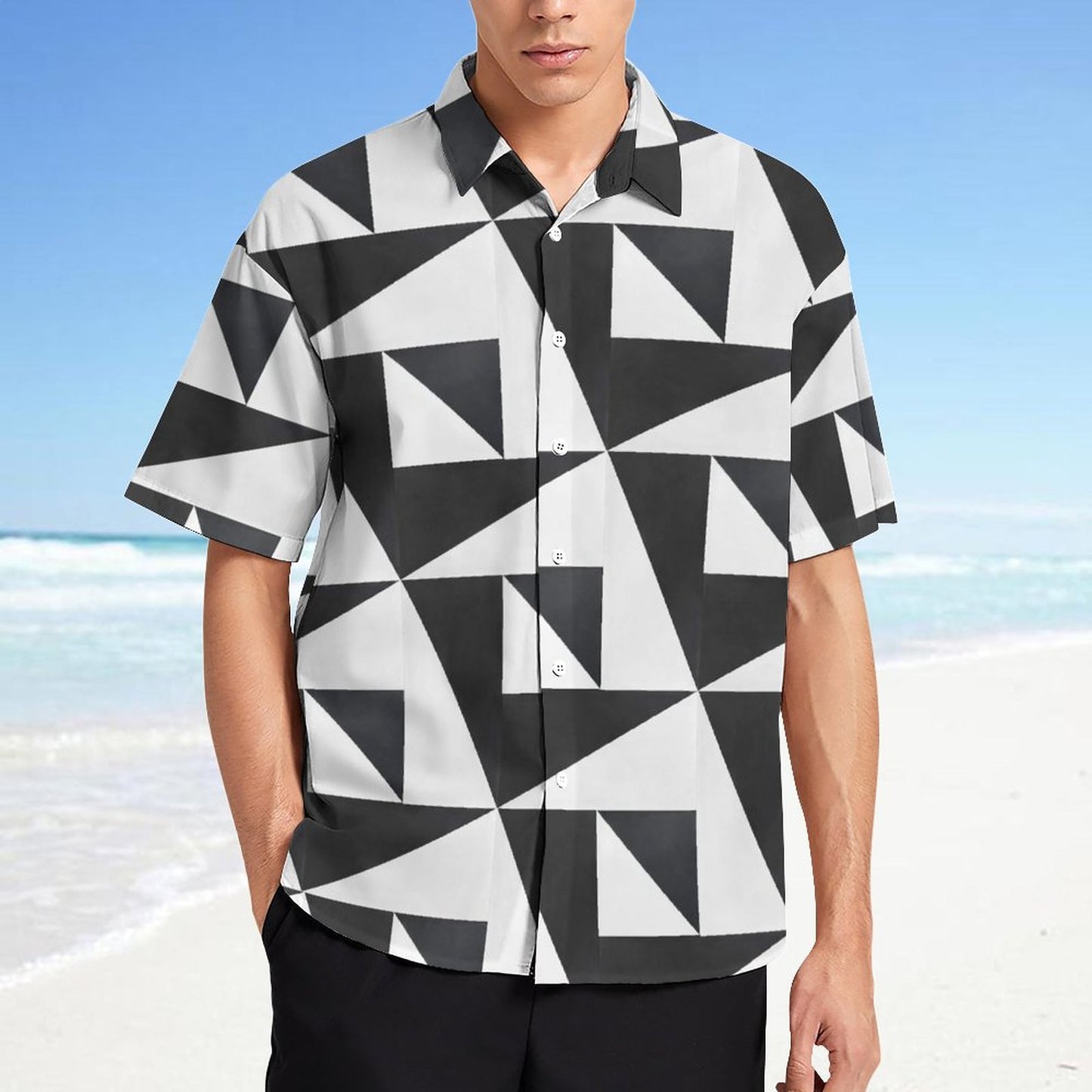 Men's Fashion Casual Printed Short Sleeve Shirts 2306101731