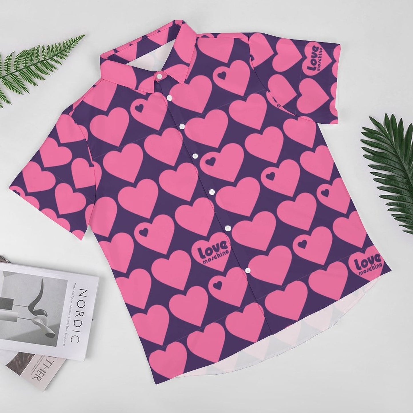 Men's Fashion Casual Printed Short Sleeve Shirts 2305107052