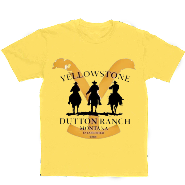 Yellowstone Men's Casual Printed T-Shirt