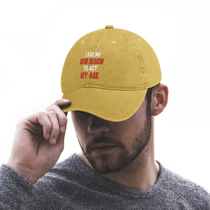 JOC Washed Denim Baseball Cap 2305102806