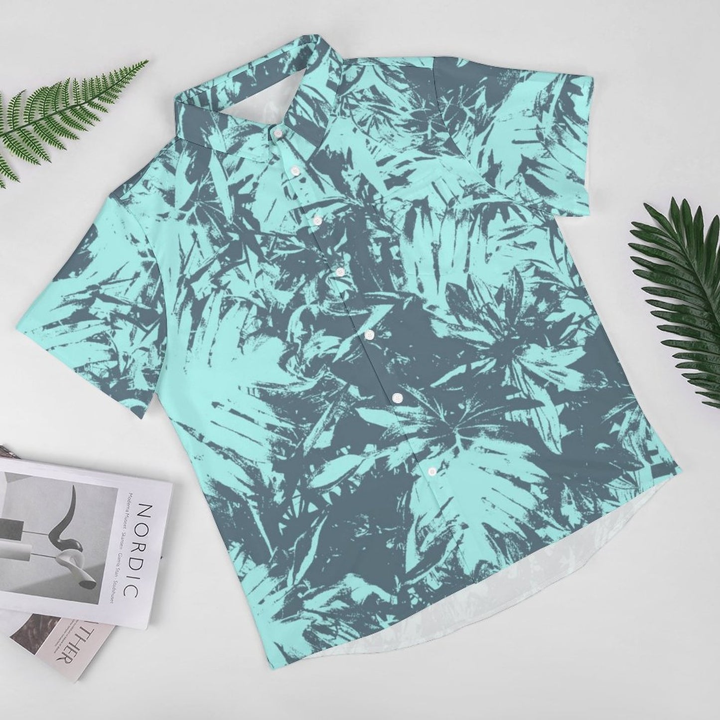 Men's Hawaiian Casual Short Sleeve Shirt 2306105276